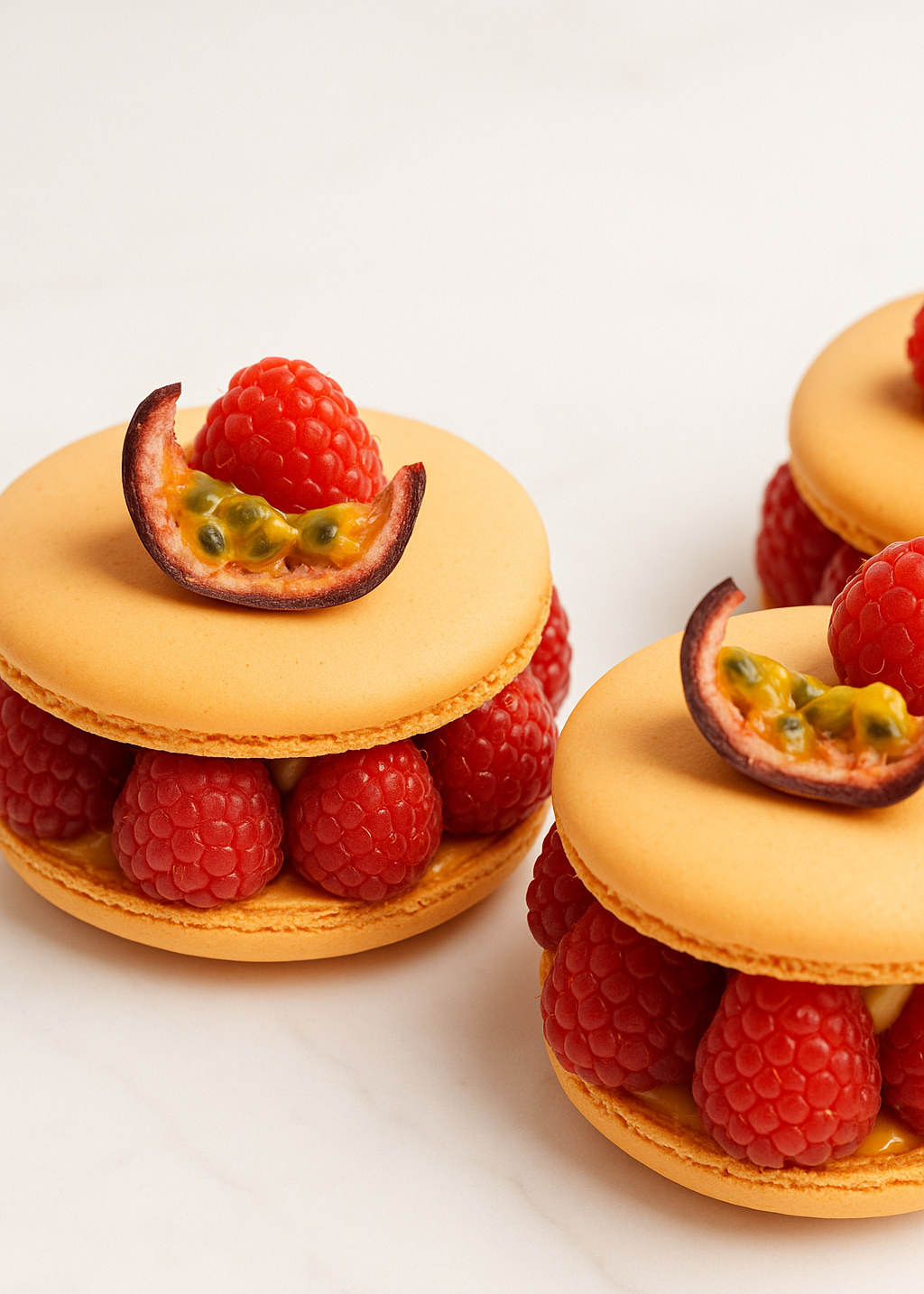 Macaron Passion Framboise